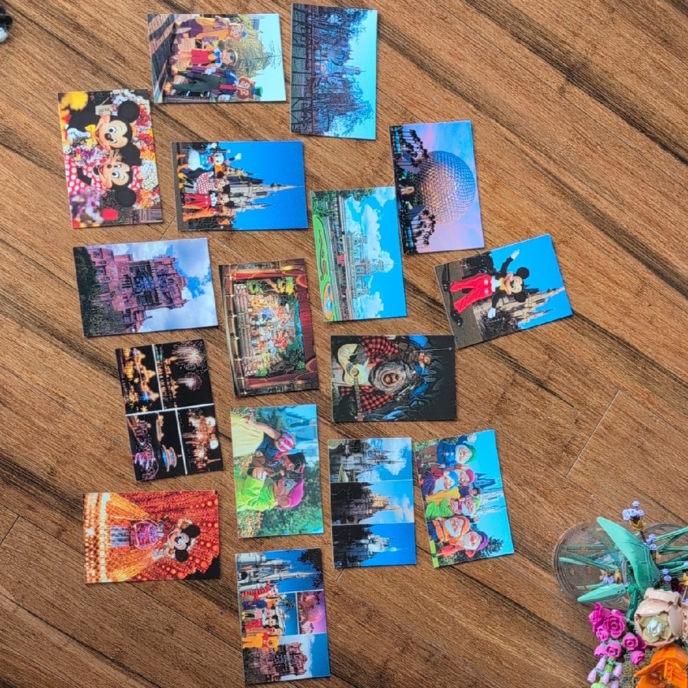 Colorful Disney Postcard Collection